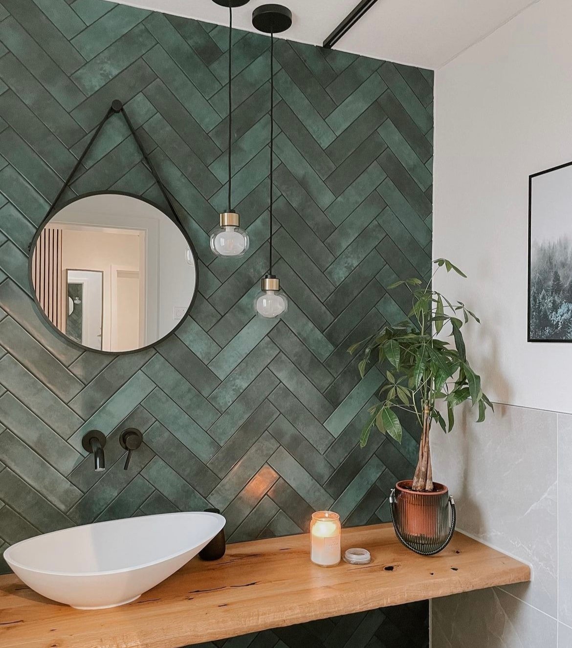 green bathroom ideas 3