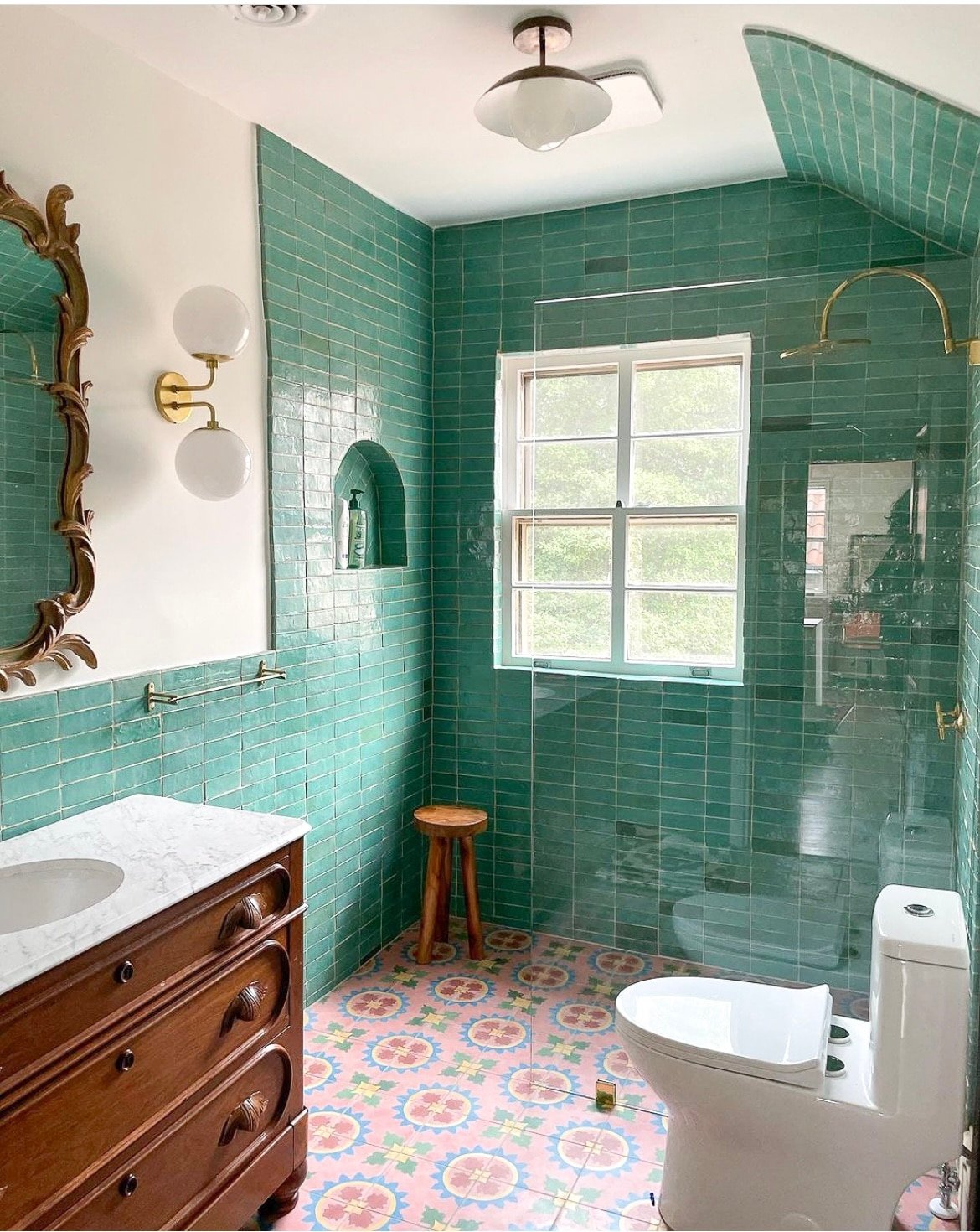 green bathroom ideas 4