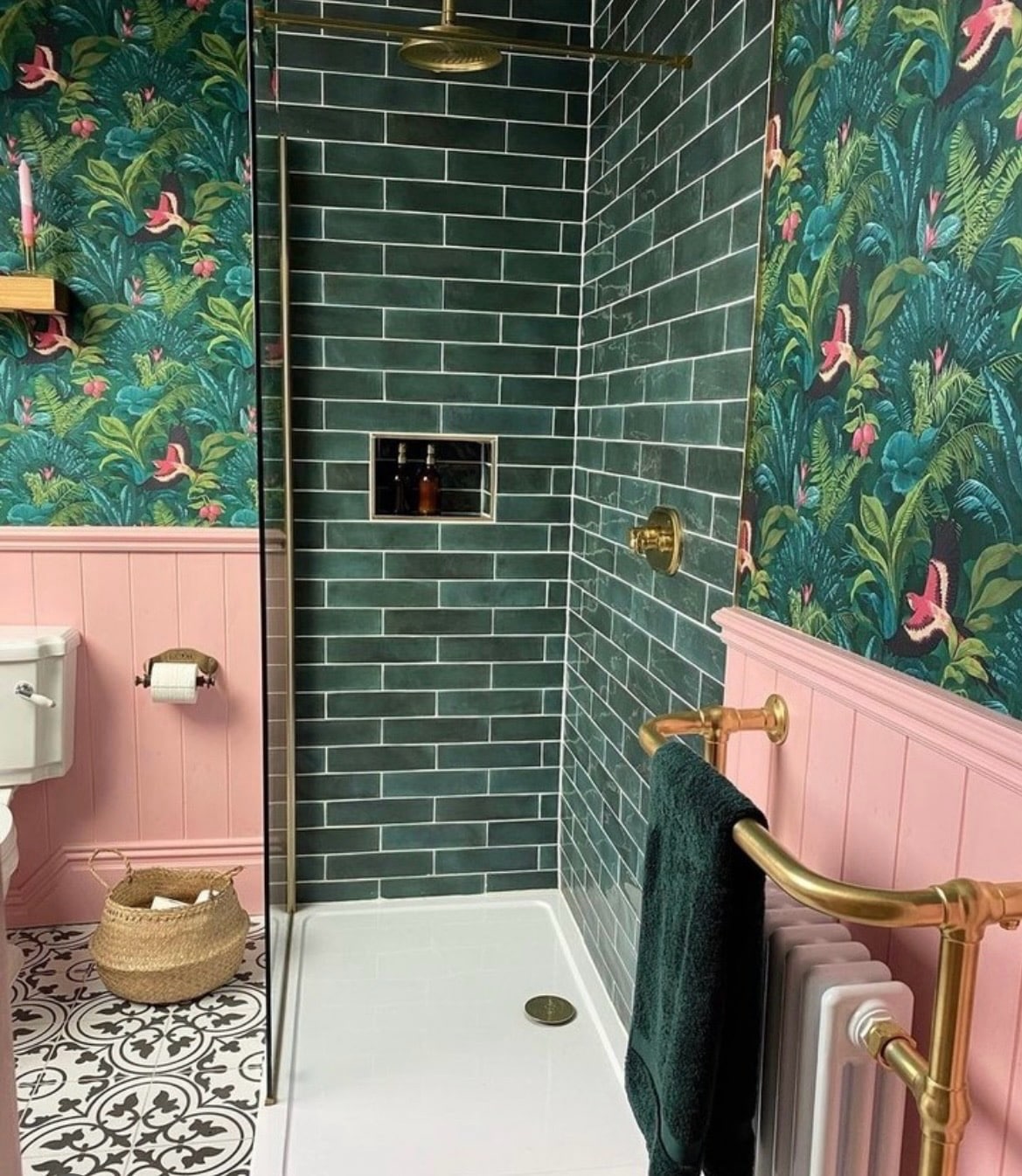 green bathroom ideas 5