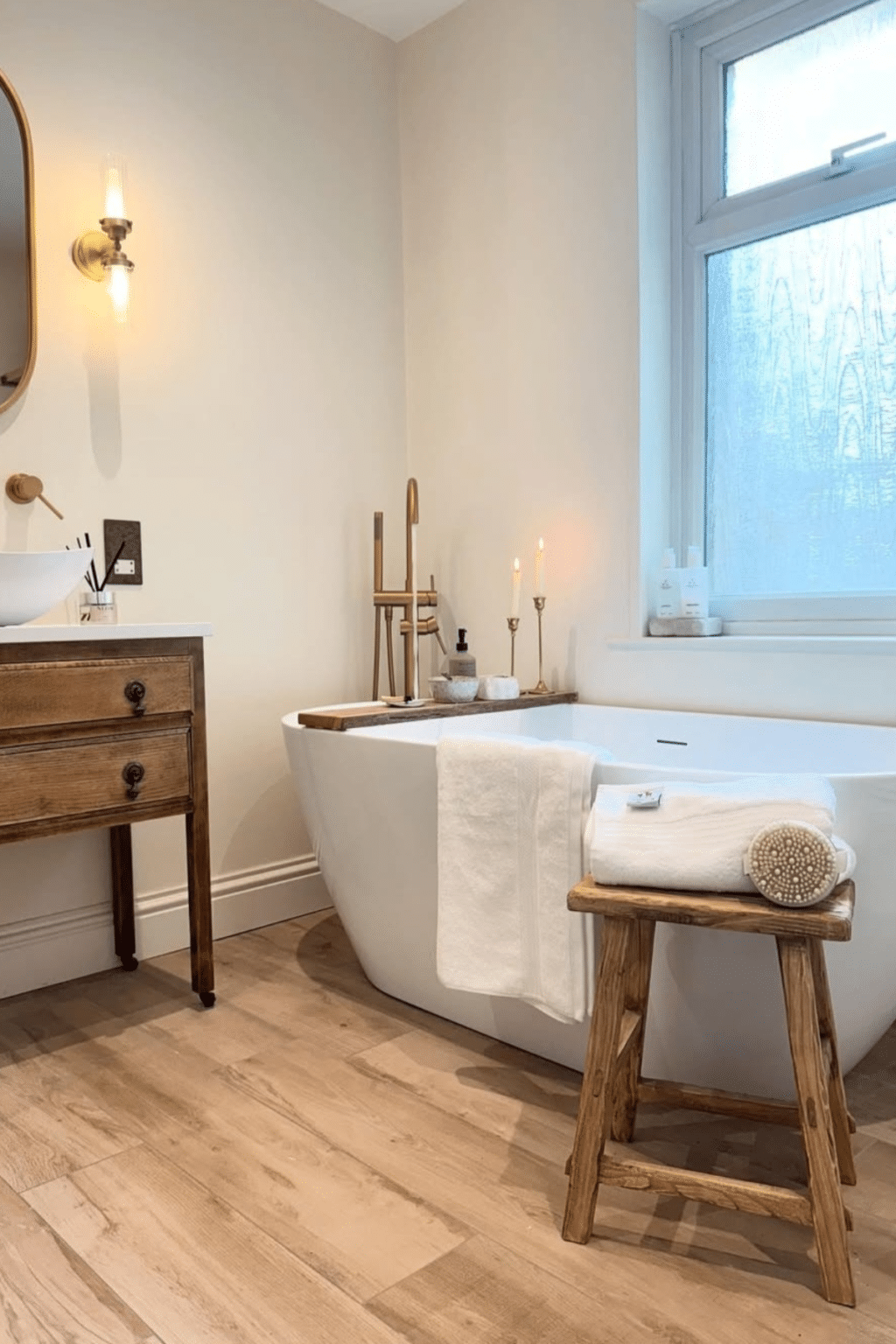 19 Warm Neutral Bathroom Ideas For An On-Trend, Spa-Like Feel - Sleek-chic Interiors