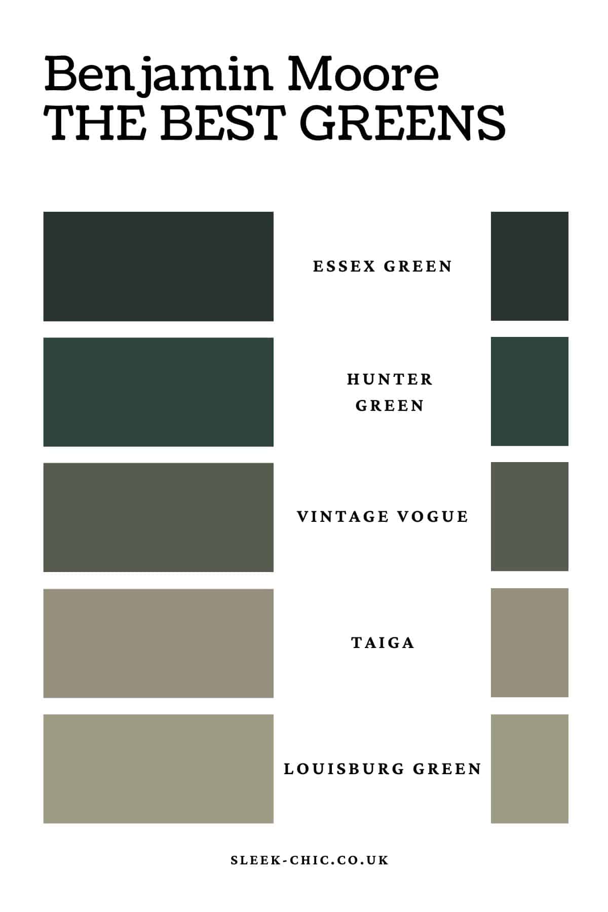 Benjamin Moore green paint colours 3