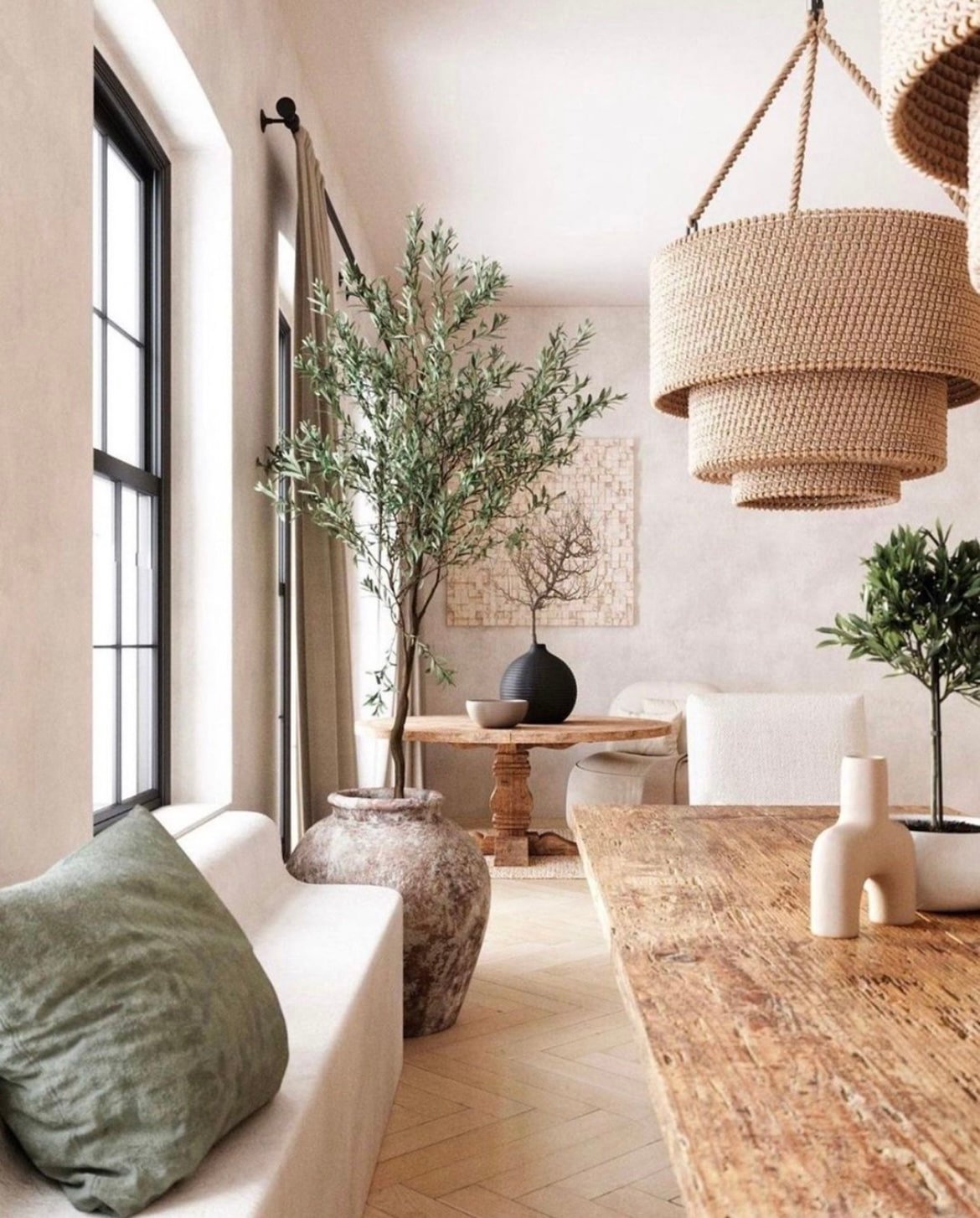 earthy dining room 1