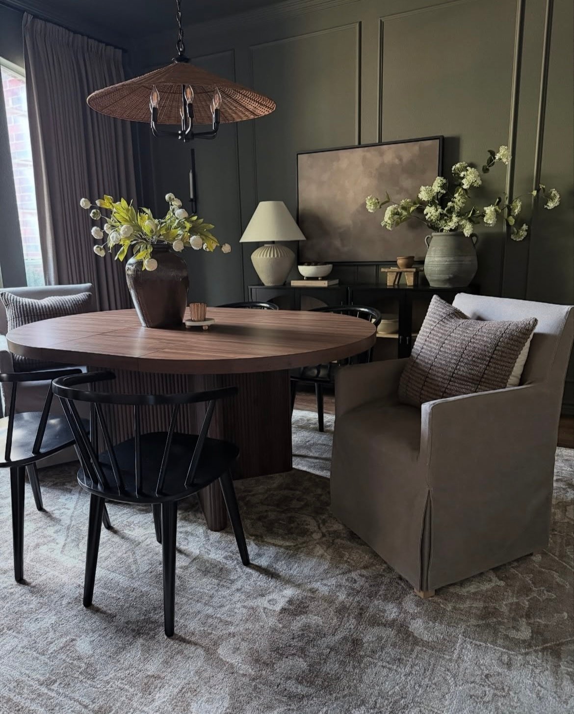 earthy dining room 22