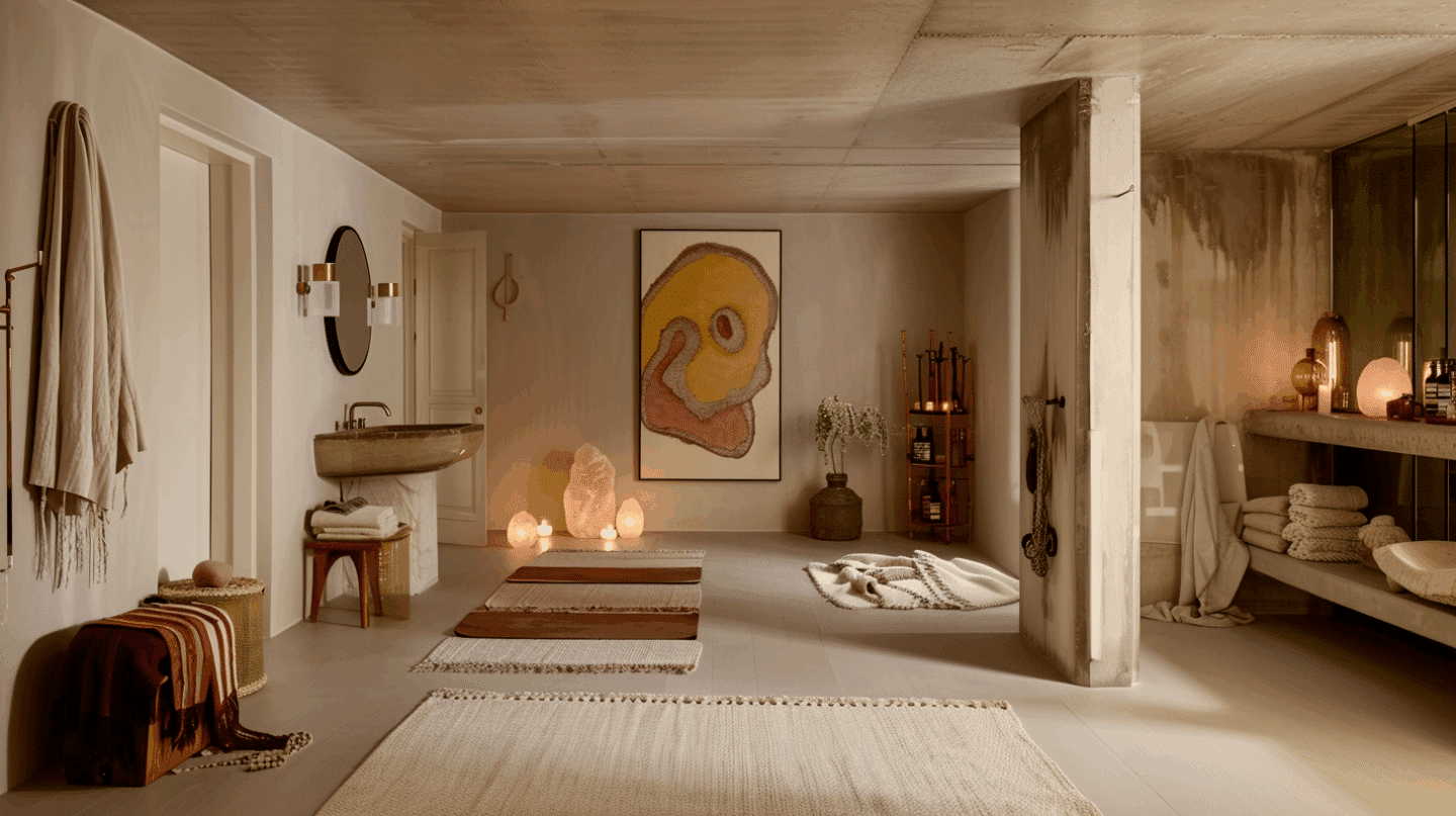 1. Wellness Retreat Basement