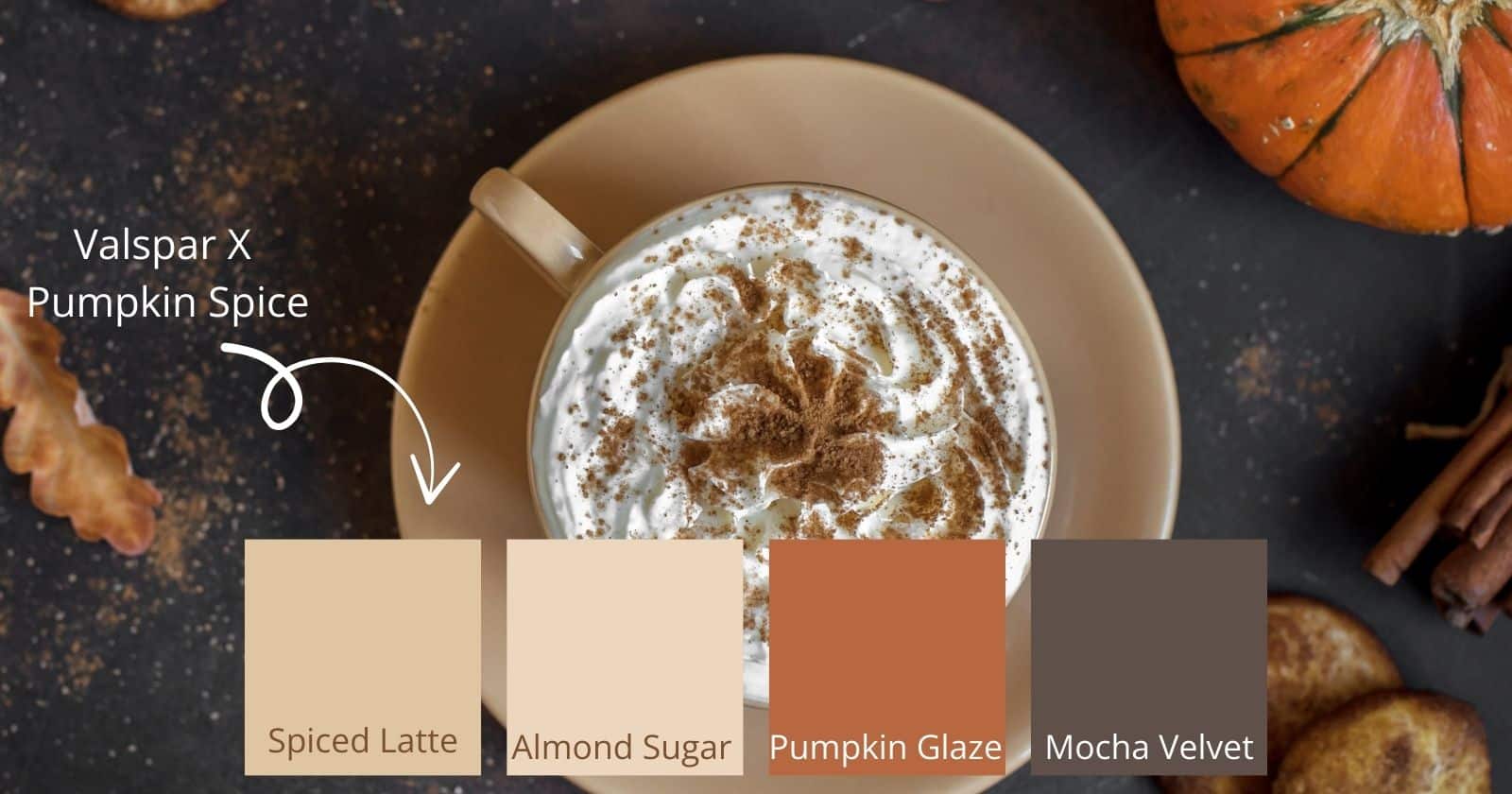 Valspar pumpkin spice paint