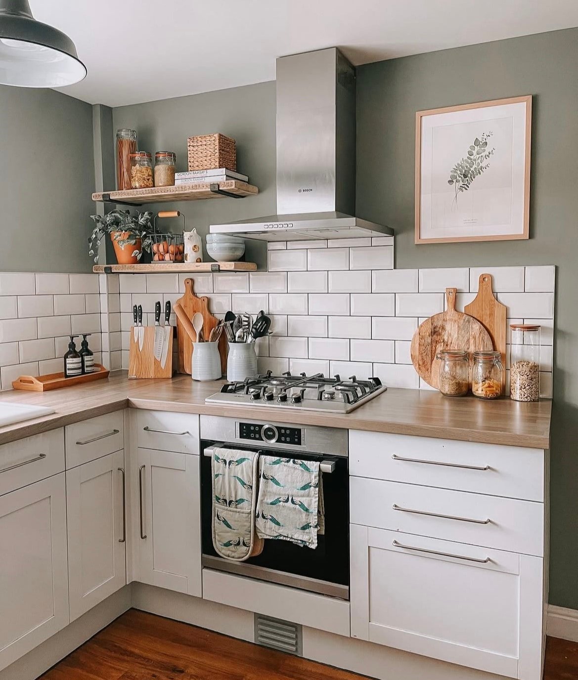 farrow and ball pigeon kitchen 11