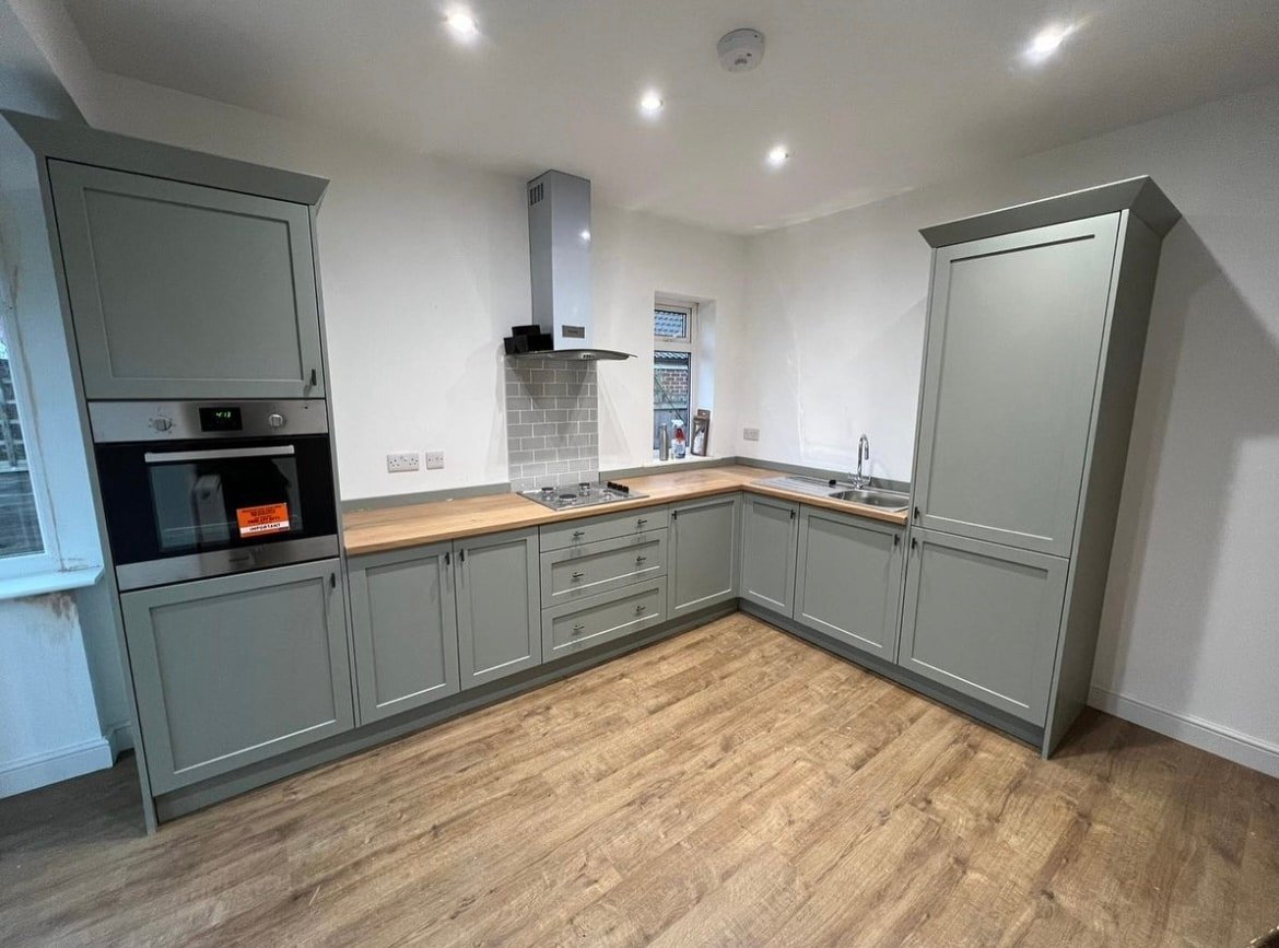 farrow and ball pigeon kitchen 4