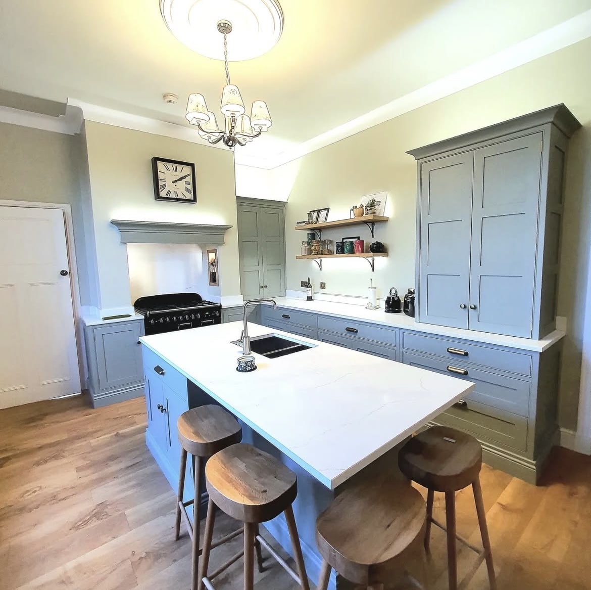 farrow and ball pigeon kitchen 5