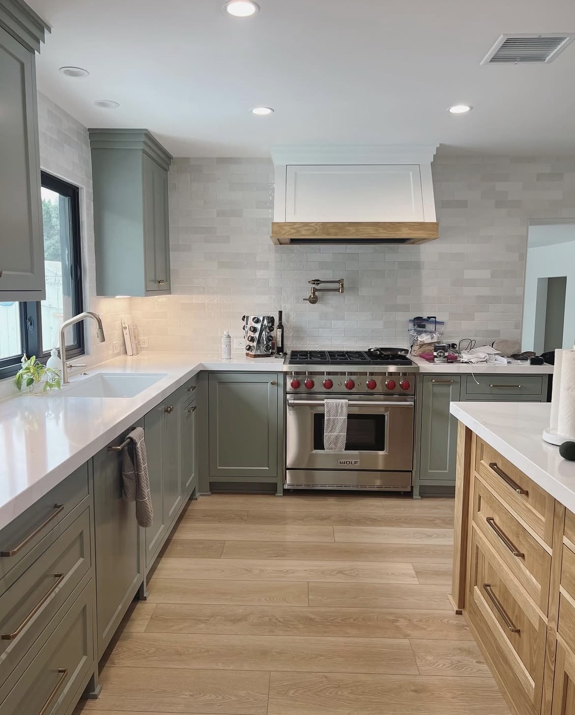 farrow and ball pigeon kitchen 8