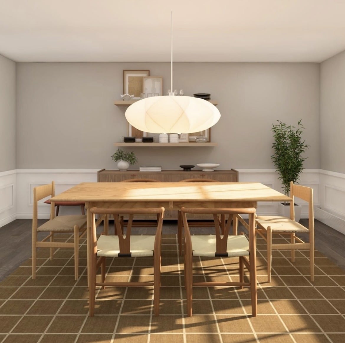 japandi dining room 12