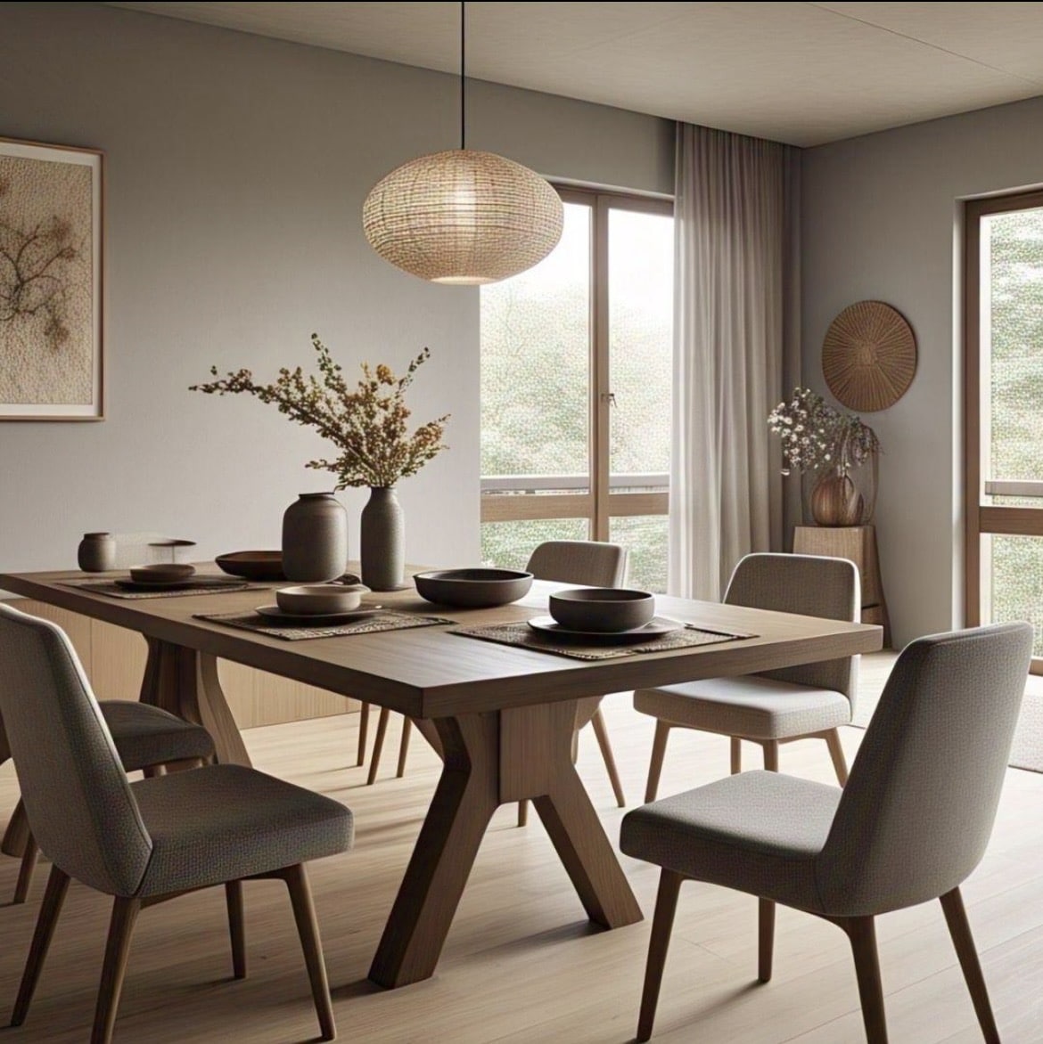 japandi dining room 19