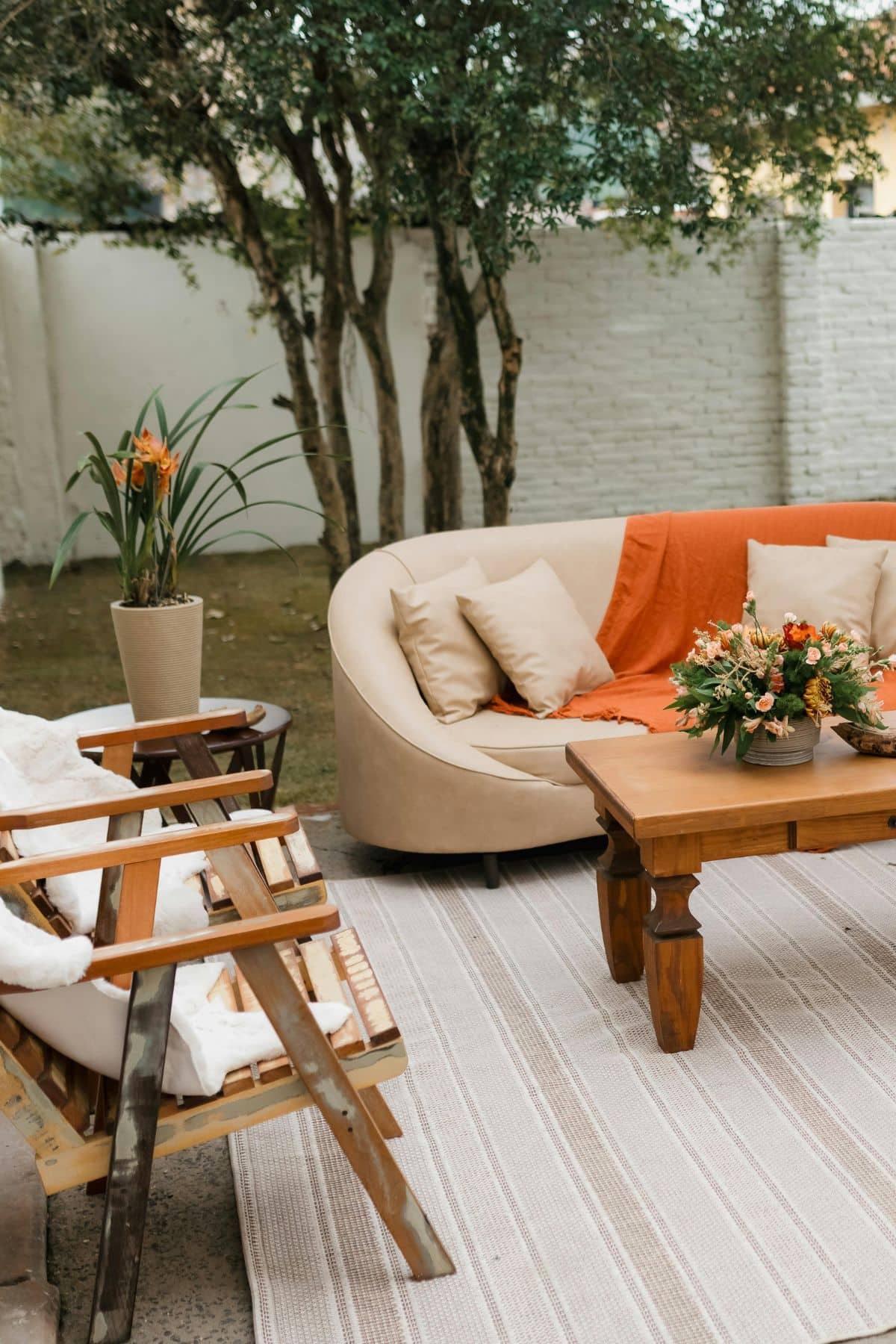 outdoor garden space