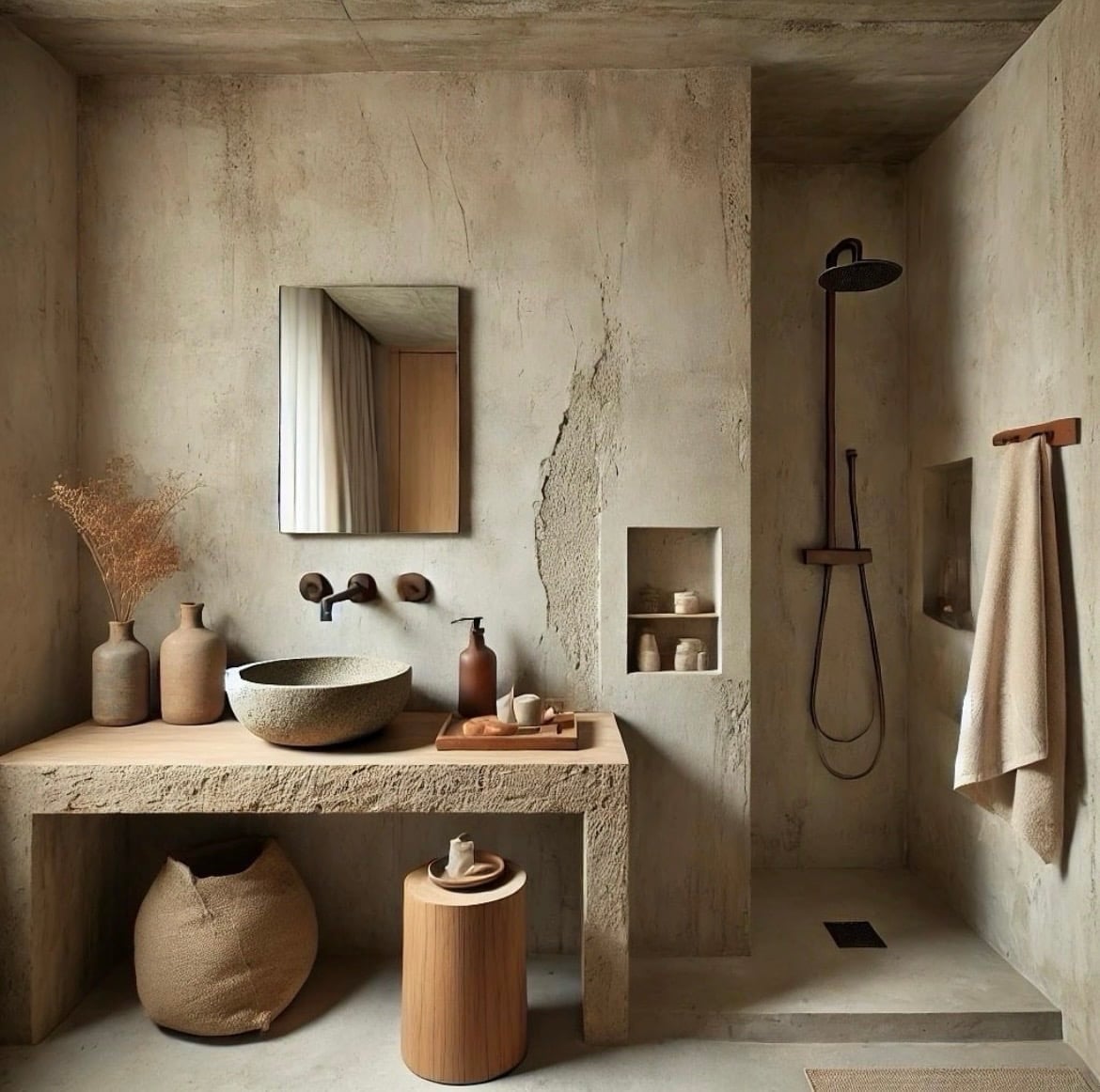 wabi sabi bathroom 8