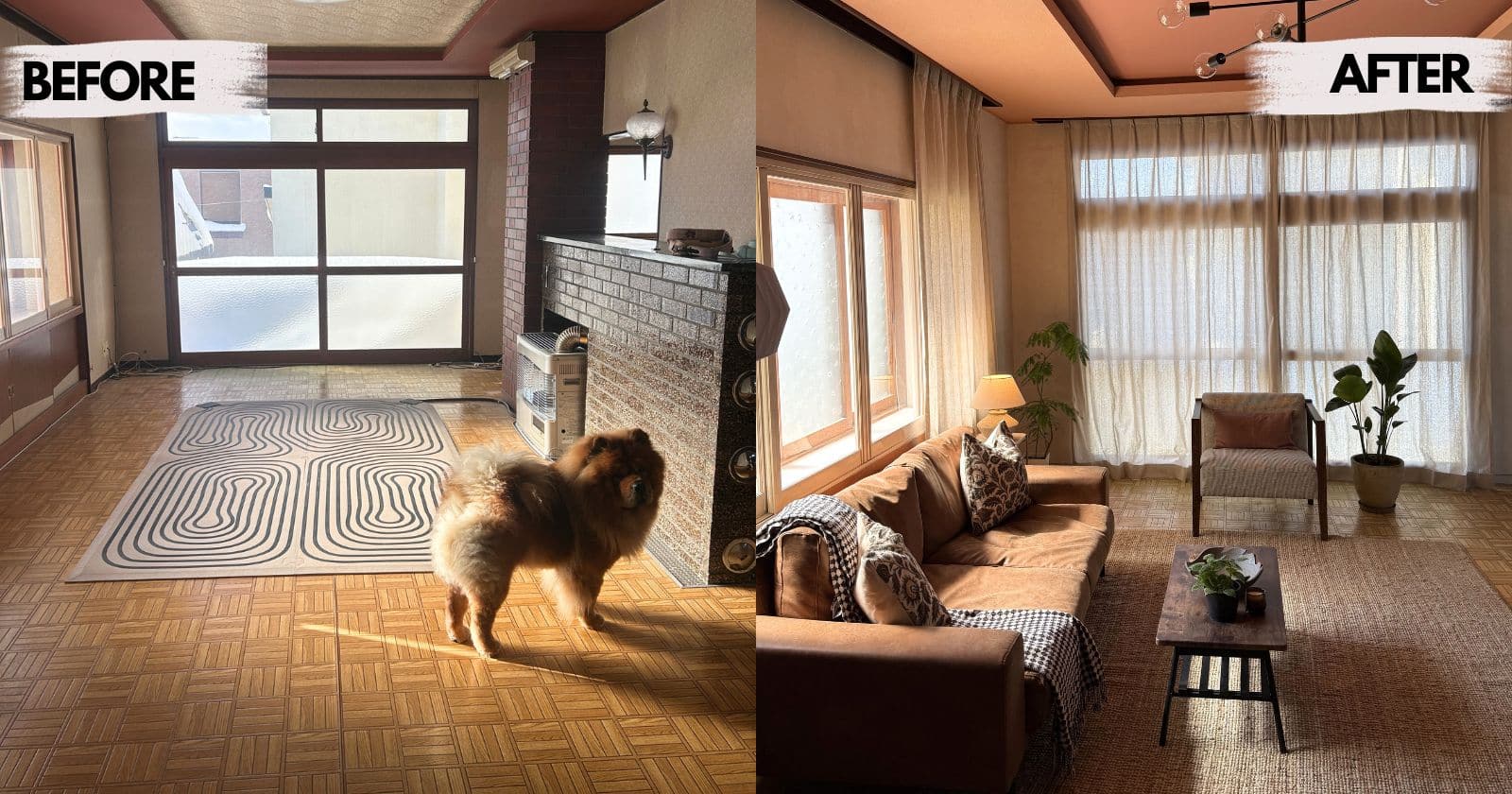 wabi sabi living room makeover 2